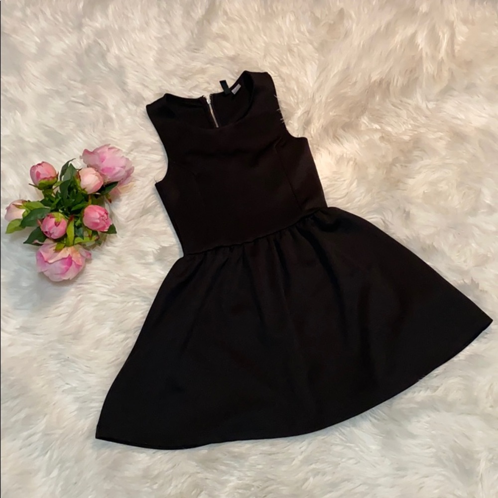 H&M black skater dress